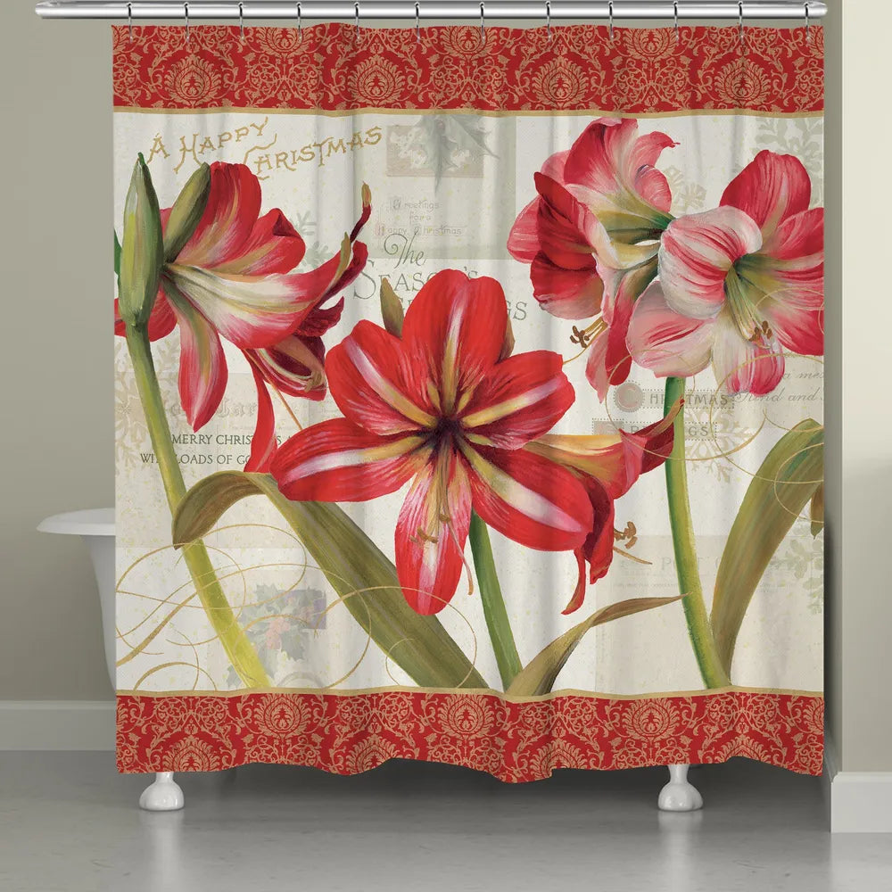 Holiday Garden Shower Curtain 