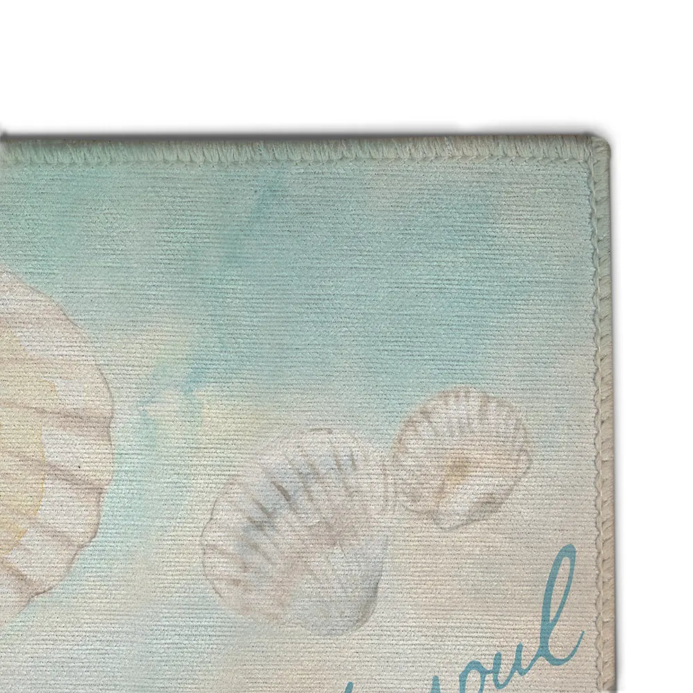 A Day At The Beach Outdoor Door Mat