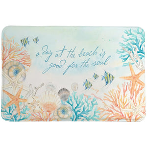 A Day at the Beach Memory Foam Rug