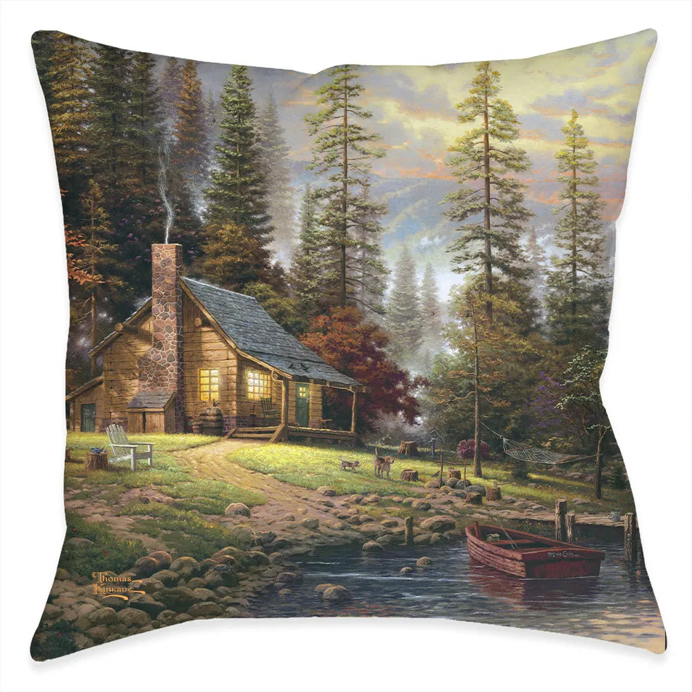 A Peaceful Retreat Indoor Decorative Pillow