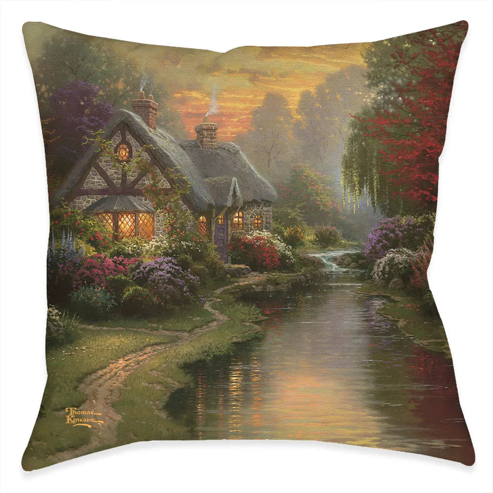 Sky Spirits Accent Pillow - Rustic Throw Pillows, Black Forest Decor