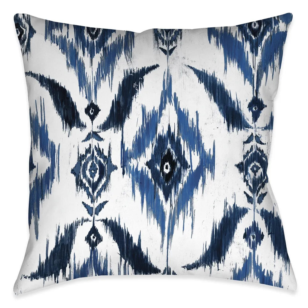 Indigo Ikat Pillow