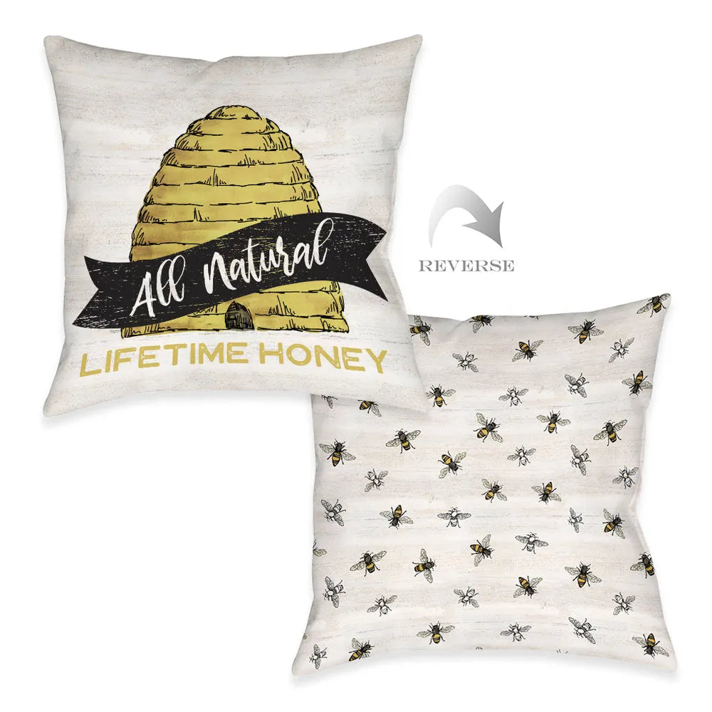 All Natural Outdoor Decorative Pillow