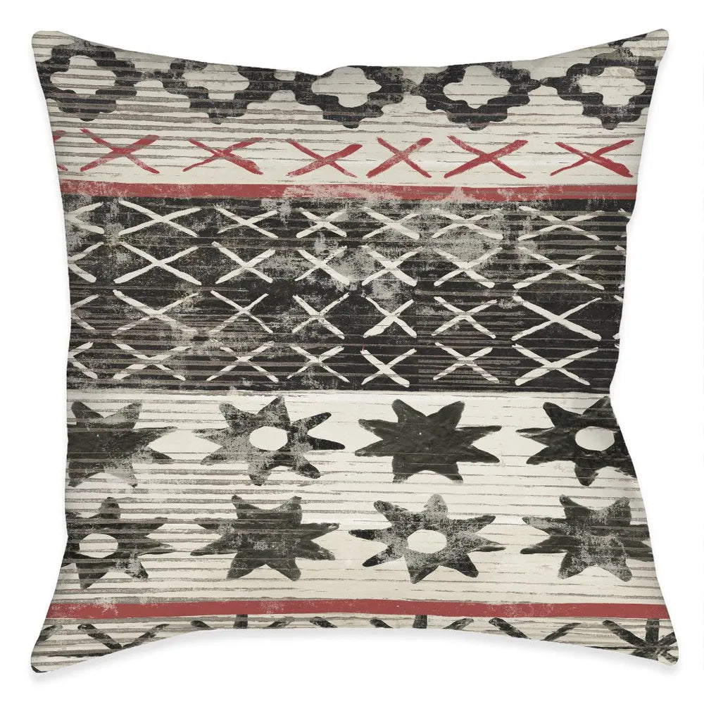 Ancient Markings Outdoor Decorative Pillow