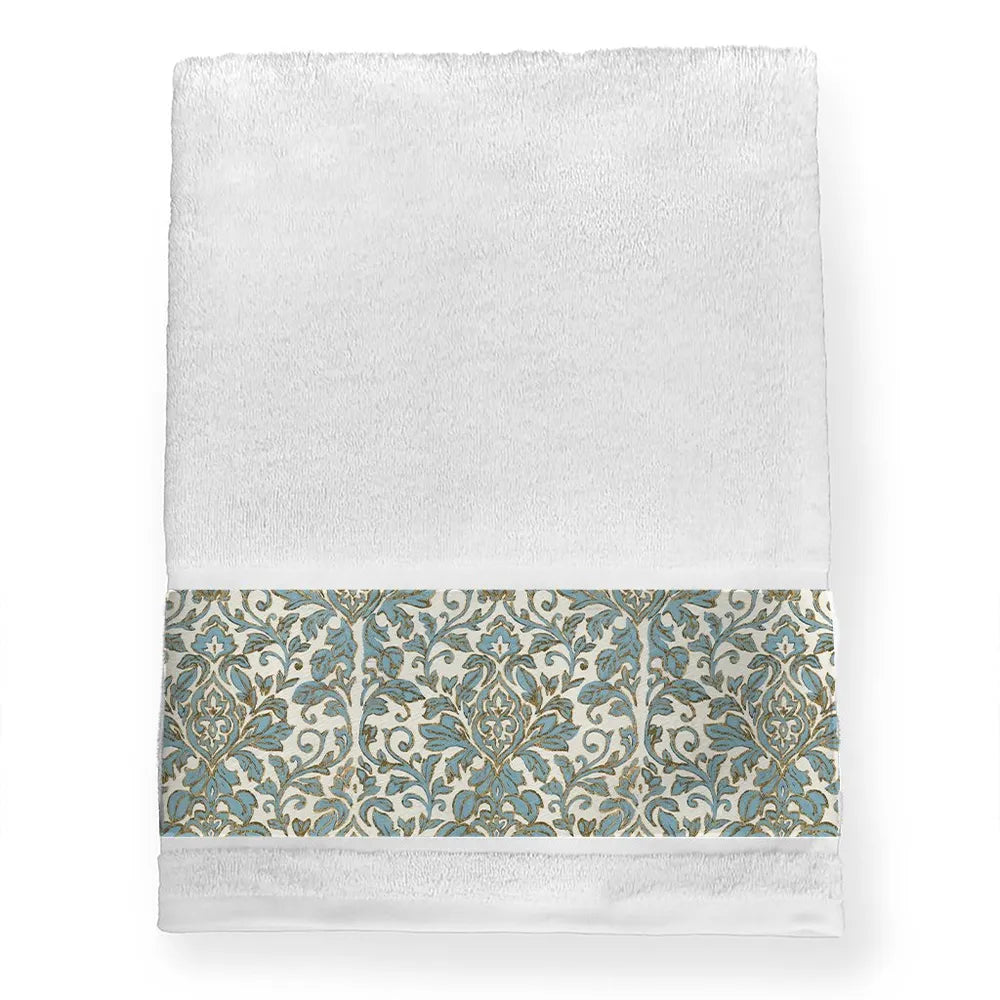 Antique Damask Bath Towel