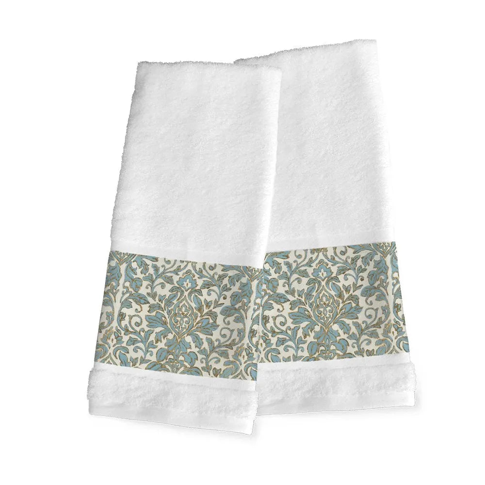 Antique Damask Hand Towels
