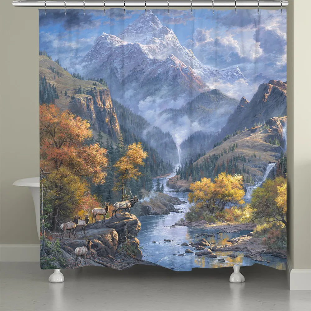 Autumn Falls Shower Curtain