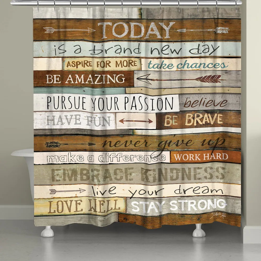 Be Brave Shower Curtain 