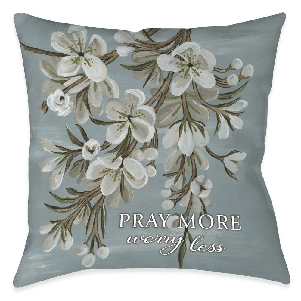 Be Done In Love Pray Outdoor Decorative Pillow