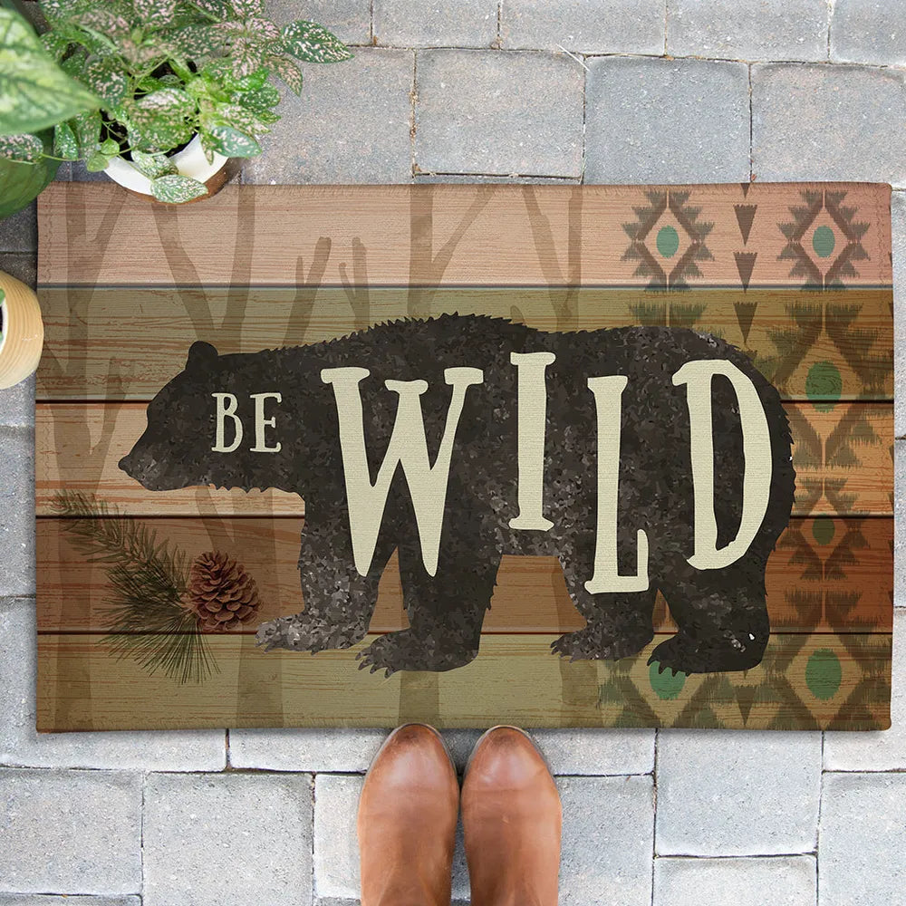 Be Wild Outdoor Door Mat