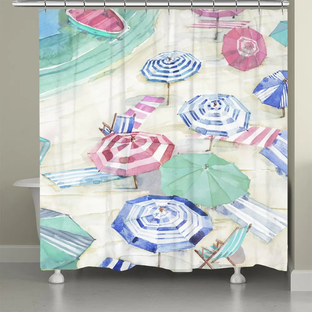 Beach Day Shower Curtain