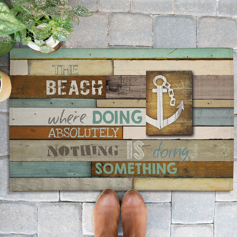 Beach Mantra Outdoor Door Mat
