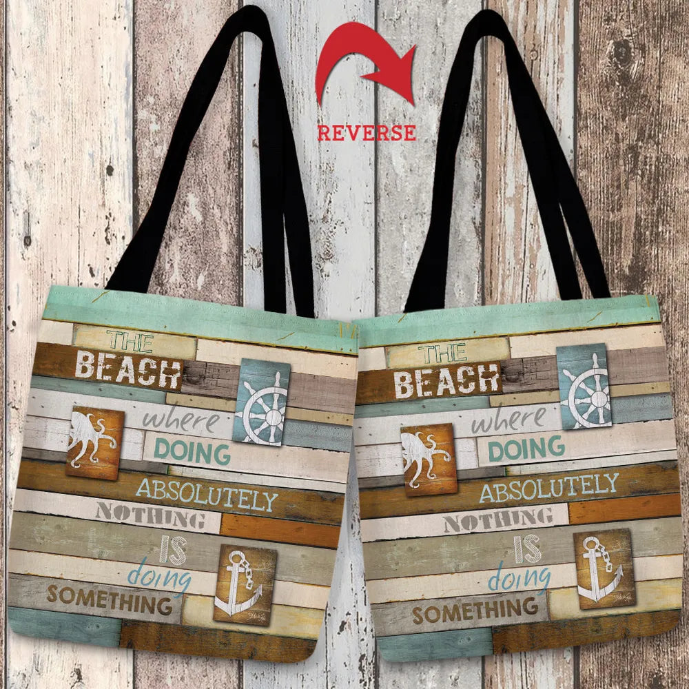 Beach Mantra Canvas Tote Bag