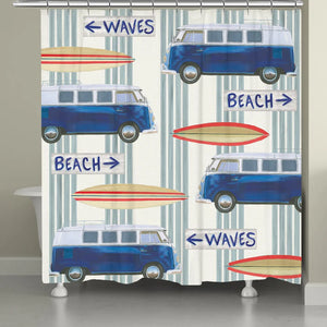 Beach Time Shower Curtain