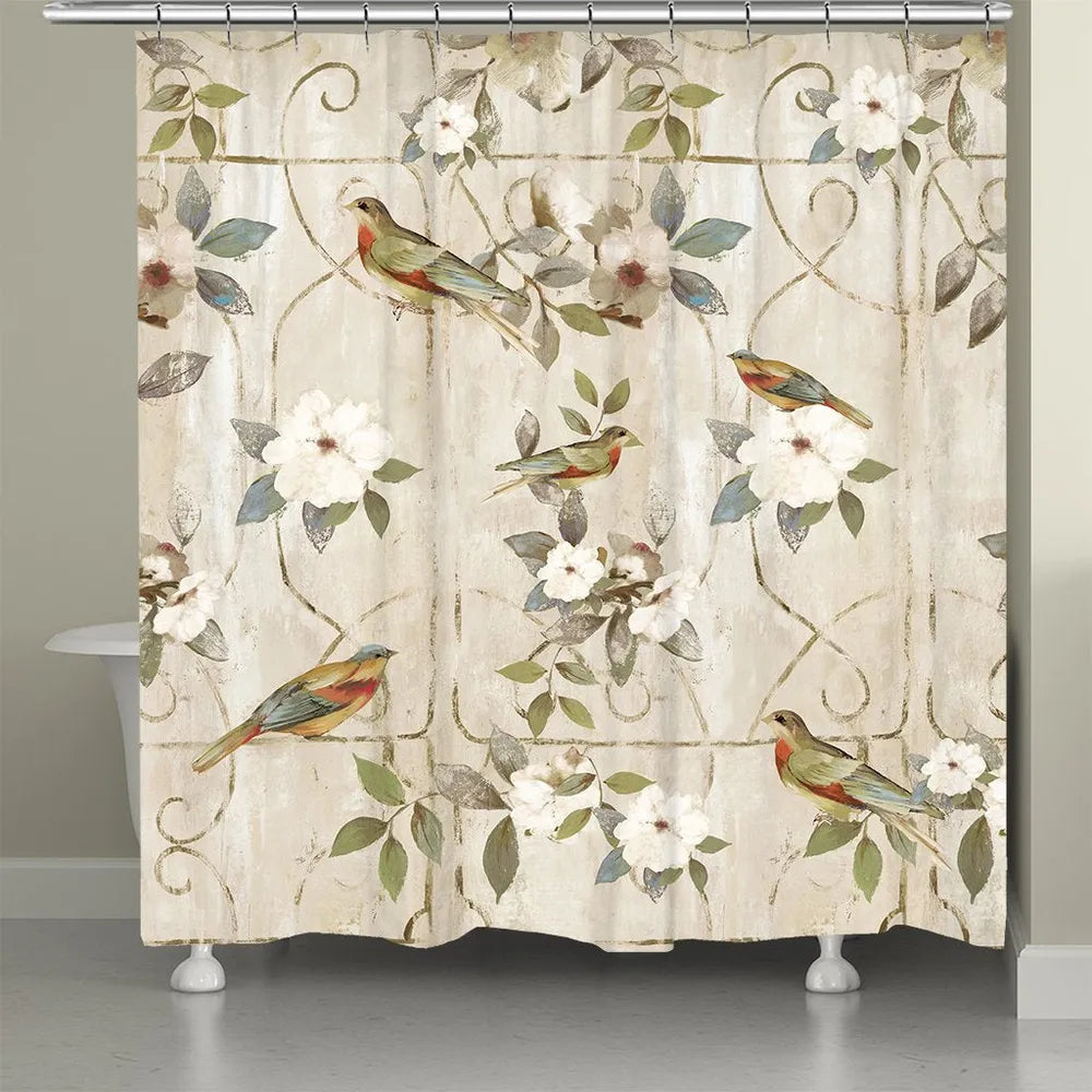 Bird Cage Shower Curtain