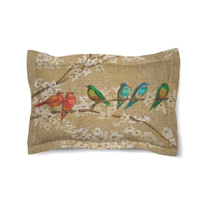 Birds and Blossoms Comforter Sham