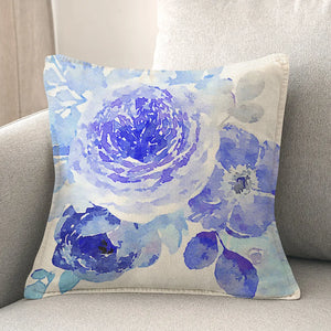 kathy ireland® HOME Blue Delft Bloom Indoor Decorative Pillow