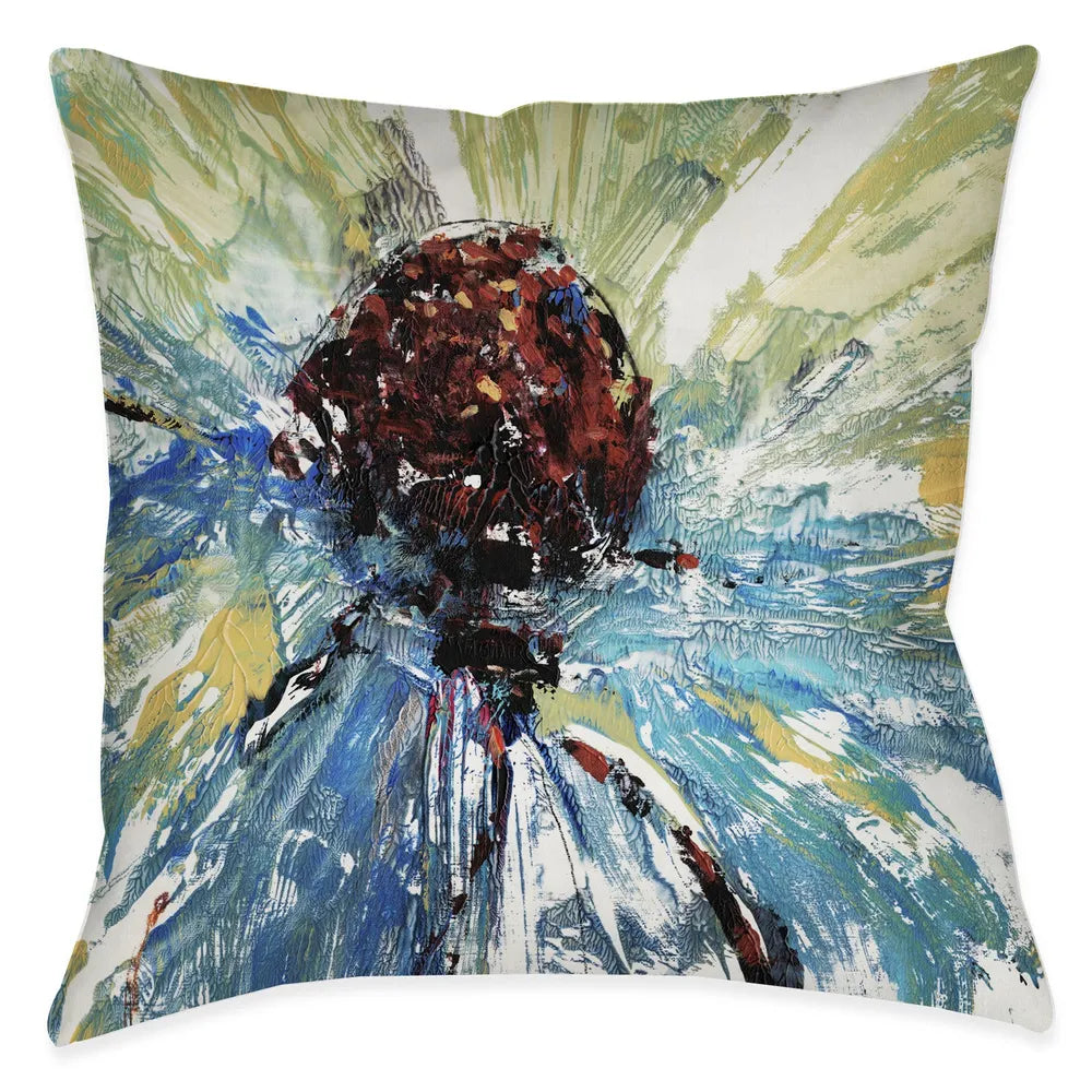 Tricolor Daisy Pillow