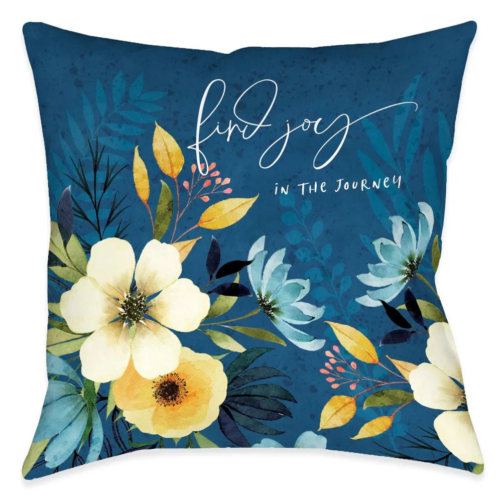 Blue Sunrise Joy Outdoor Decorative Pillow
