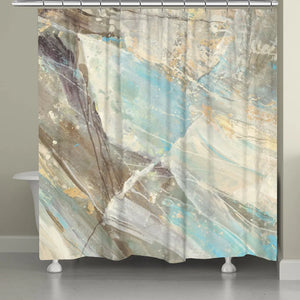 Mineral Blue Shower Curtain 