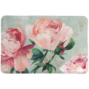 Blushing Blooms Memory Foam Rug