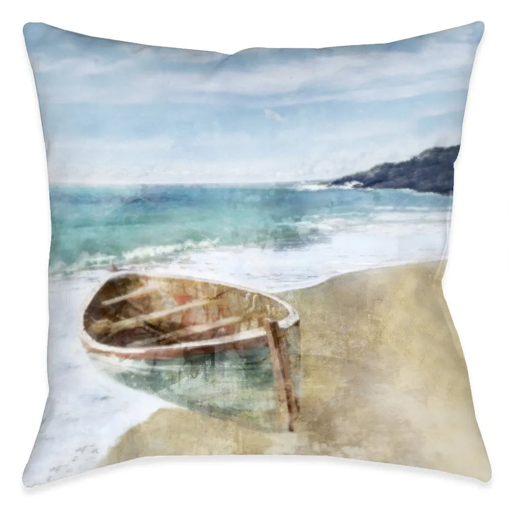 Boat Ride Outdoor Decorative Pillow