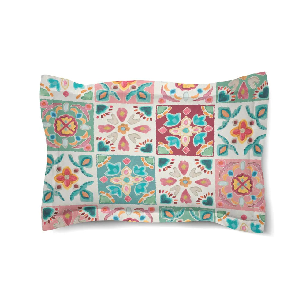 Bohemian Tiles Comforter Sham