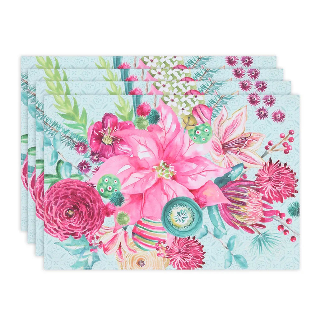 Boho Christmas Placemat Set