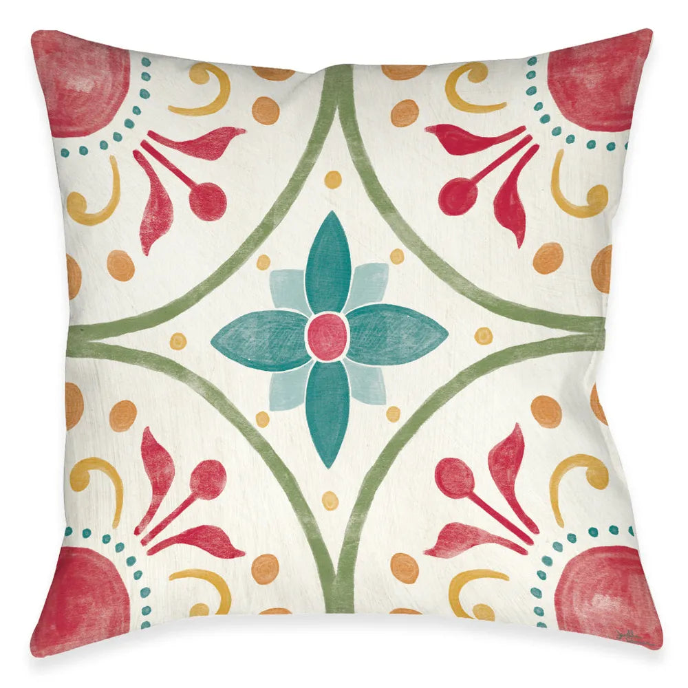 Boho Medallion Indoor Decorative Pillow