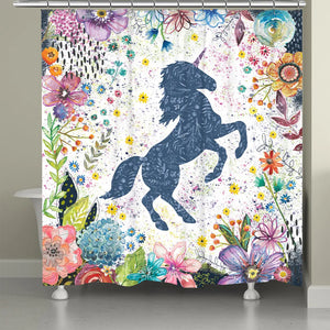 Enchanted Unicorn Shower Curtain