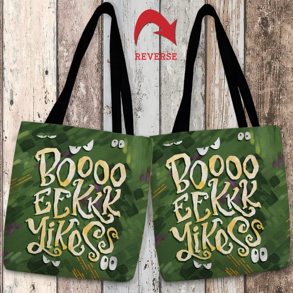 Boo Eek Yikes Tote Bag