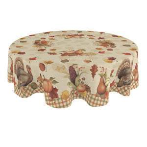 Bountiful Harvest Round Tablecloth