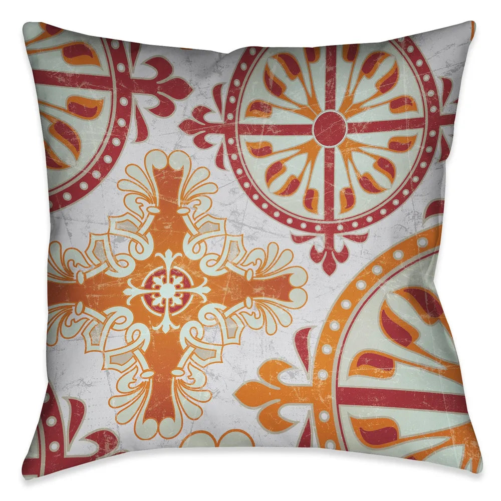 Medieval Persimmon Pillow II