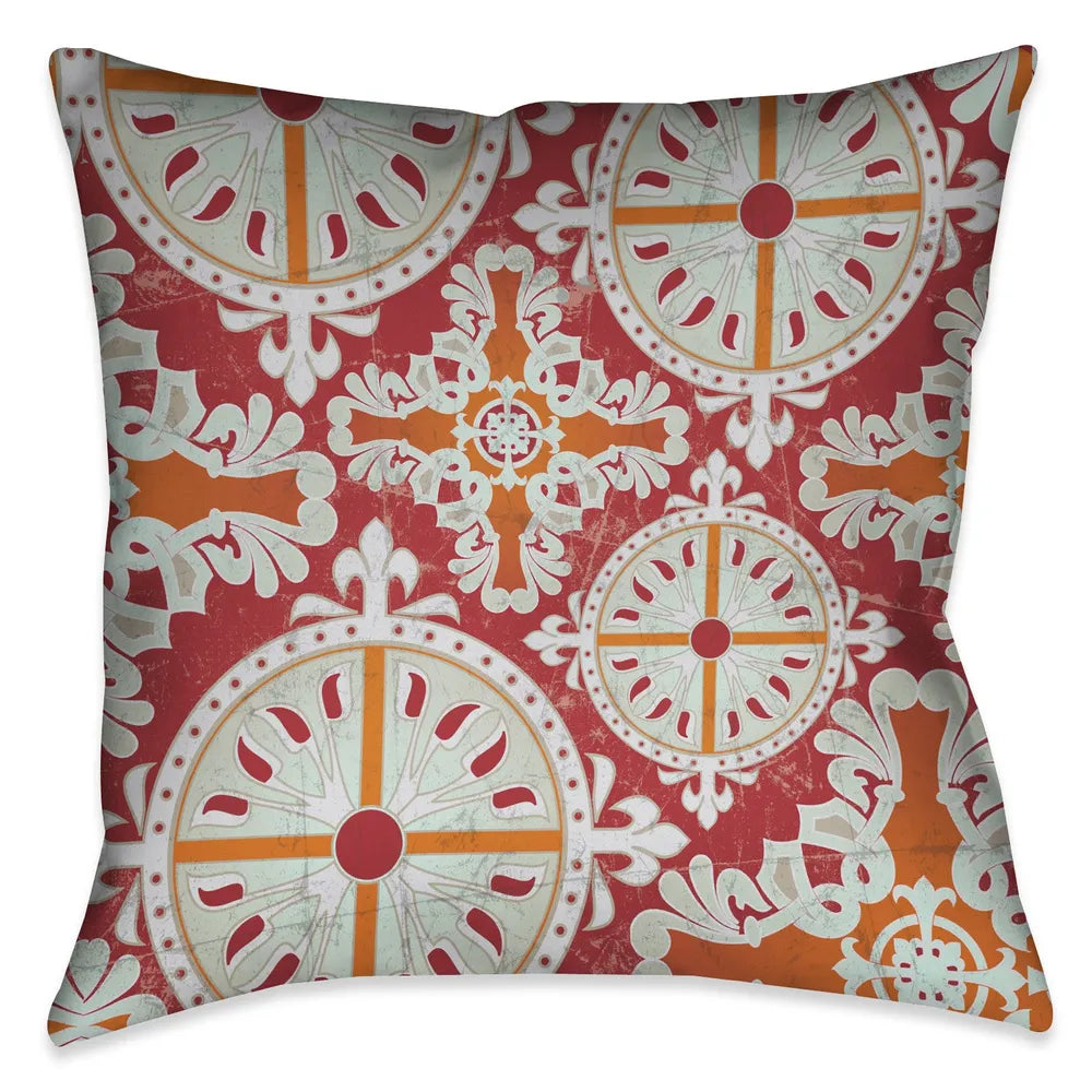 Medieval Persimmon Pillow I