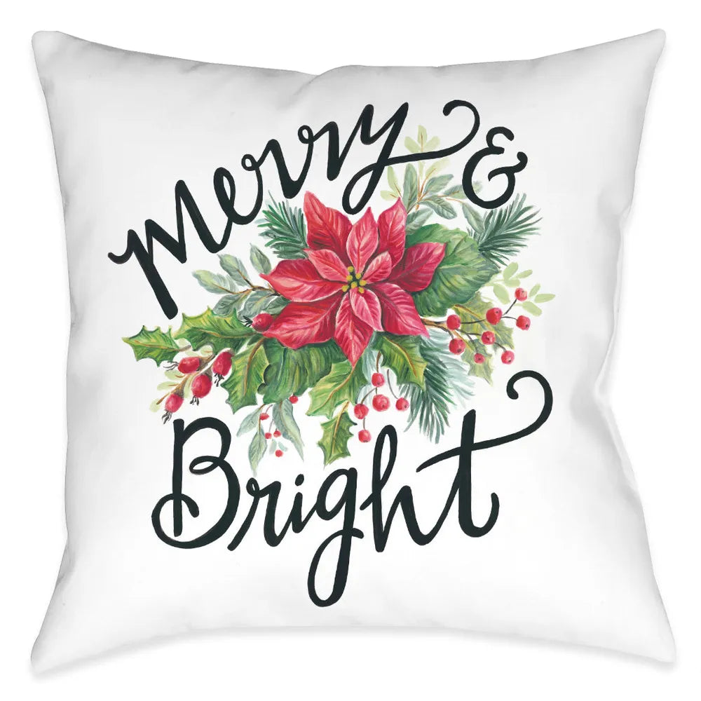 Bright Holiday Indoor Decorative Pillow