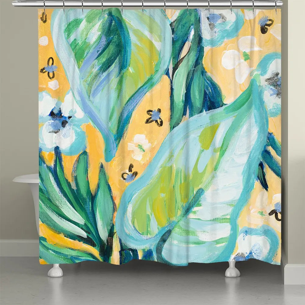 Bright Spring Blossoms Shower Curtain