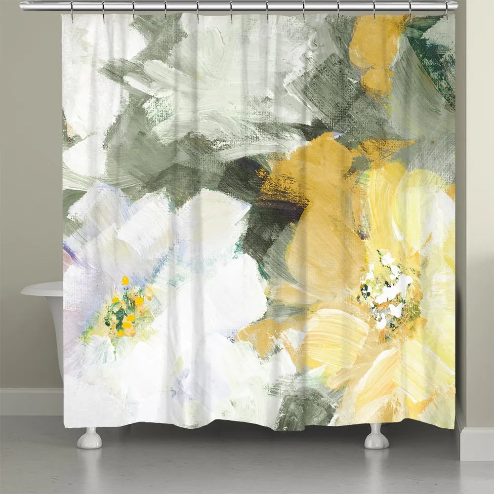 Brushed Floral Pickings Shower Curtain