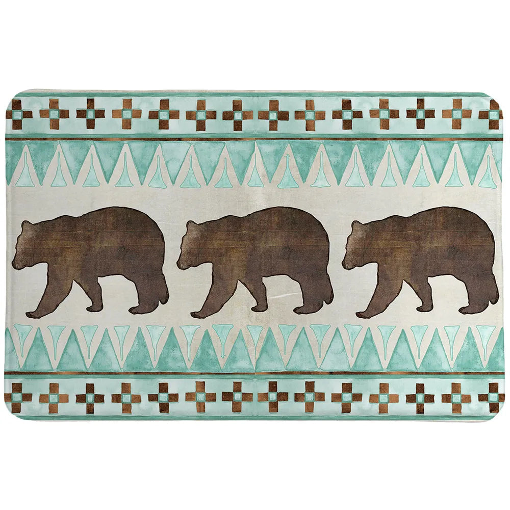 Buffalo Lodge Bear Memory Foam Rug