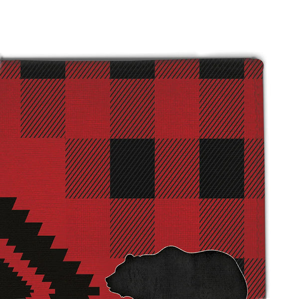 Buffalo Check Chenille Accent Rug - Laural Home