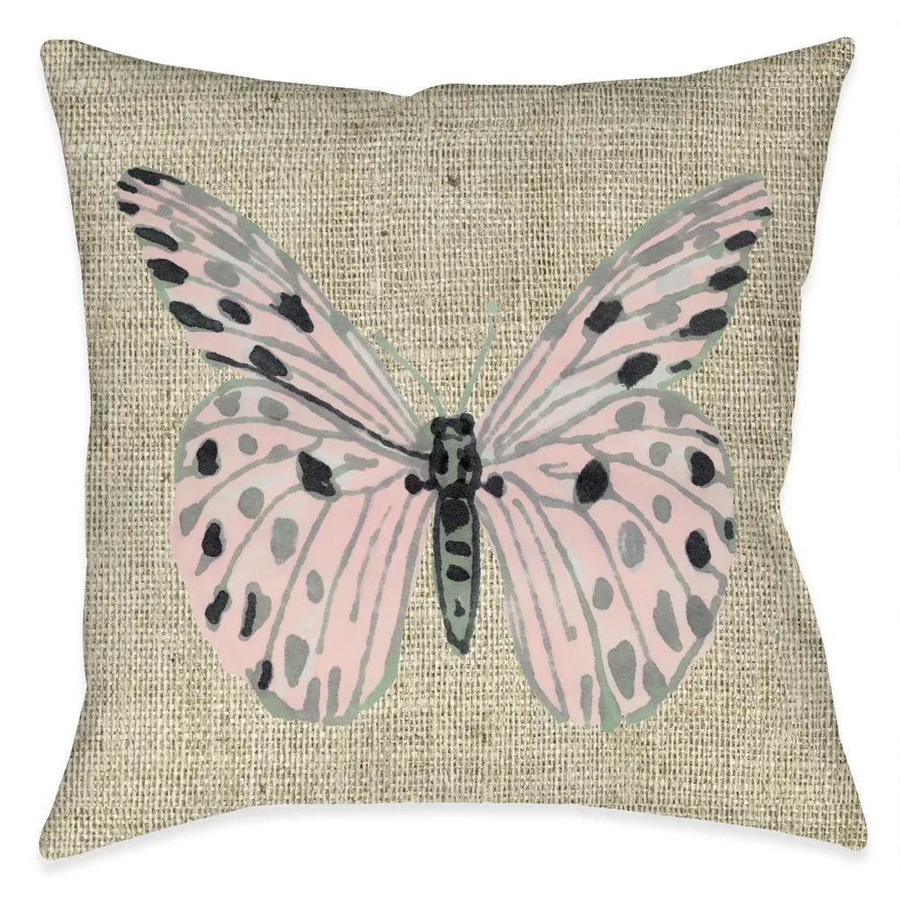 Butterfly Vibes Outdoor Decorative Pillow