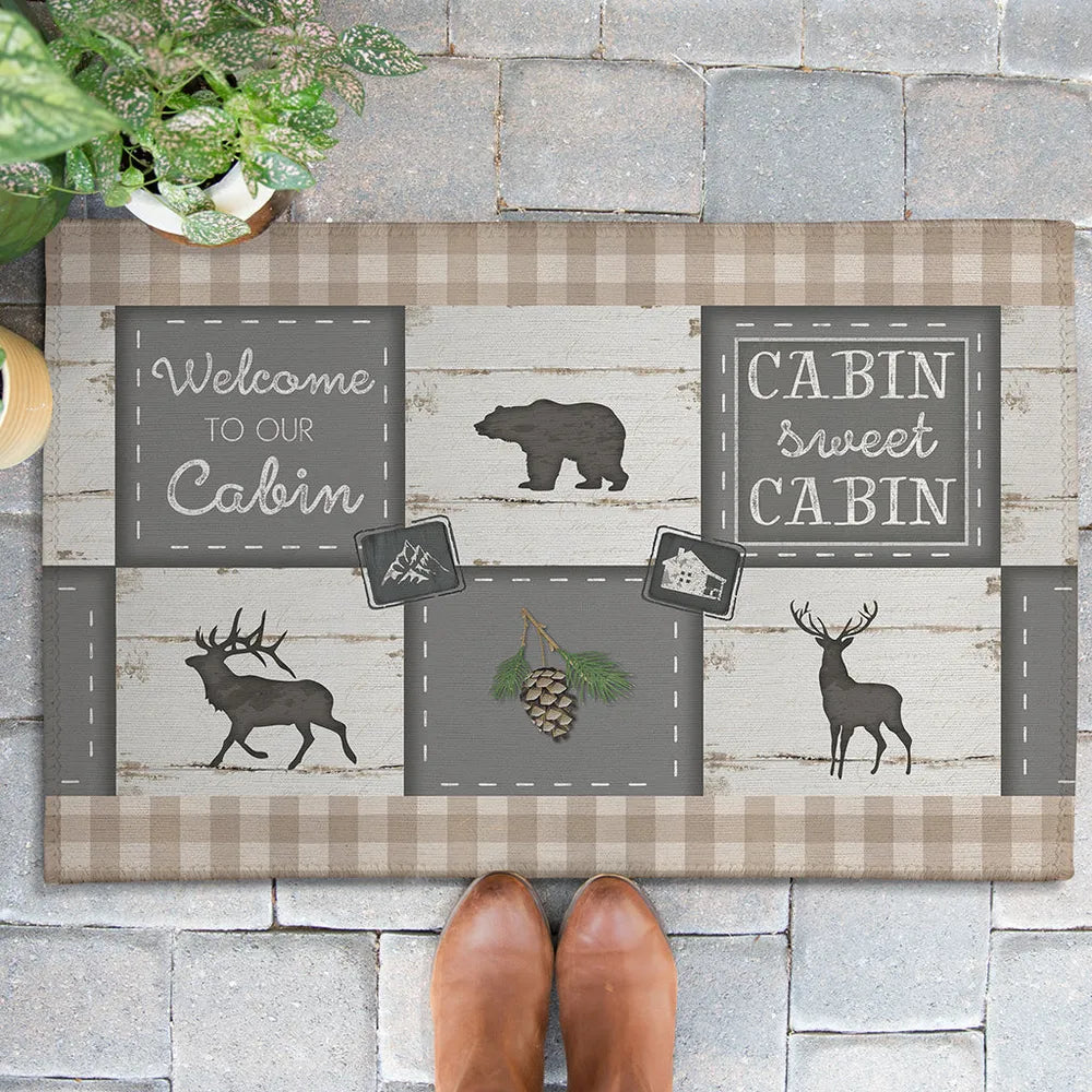 Cabin Living Outdoor Door Mat