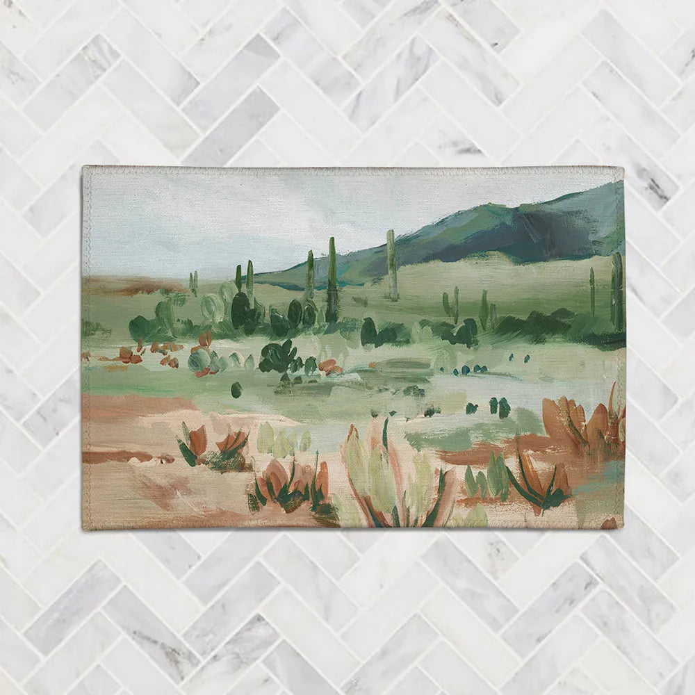 Cactus Field Chenille Accent Rug