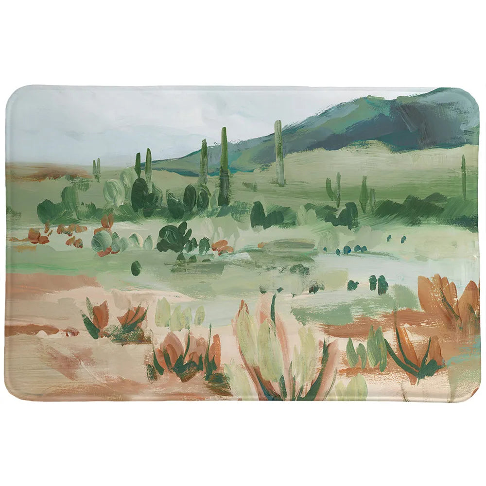 Cactus Field Memory Foam Rug