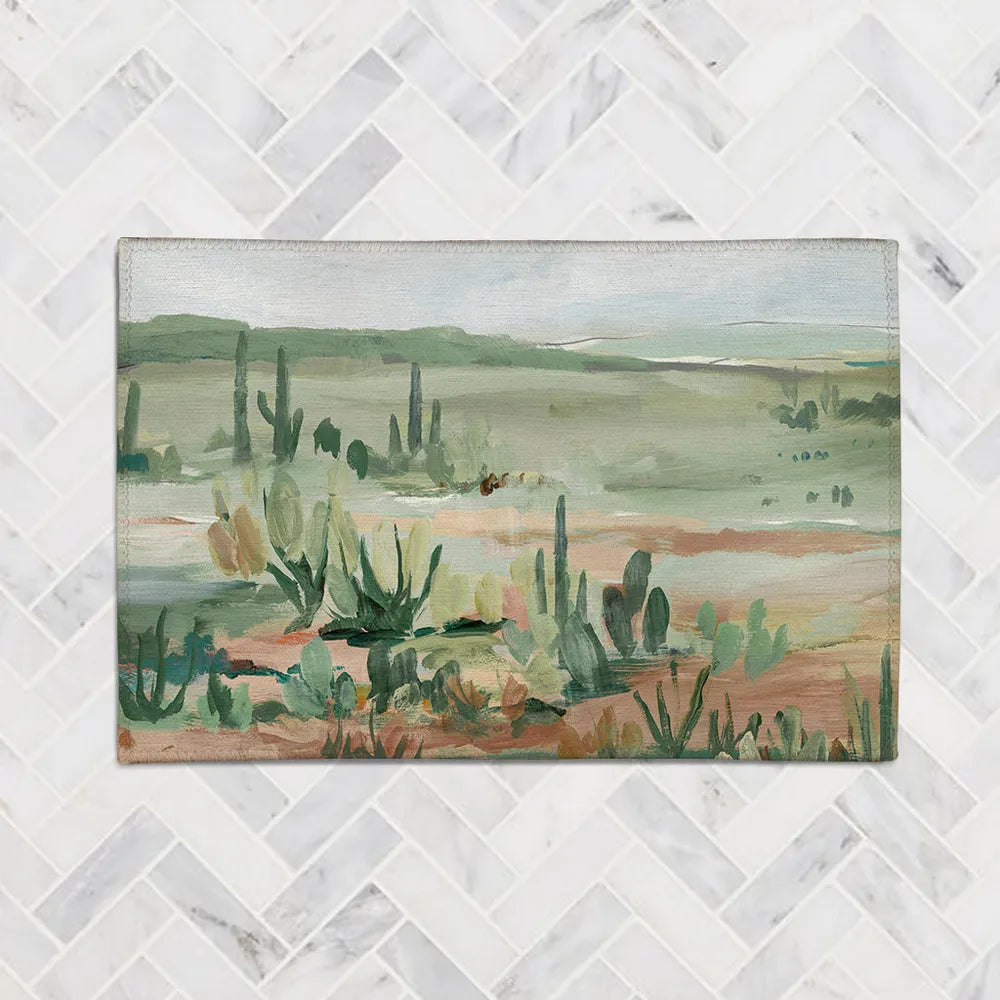 Cactus Skies Chenille Accent Rug
