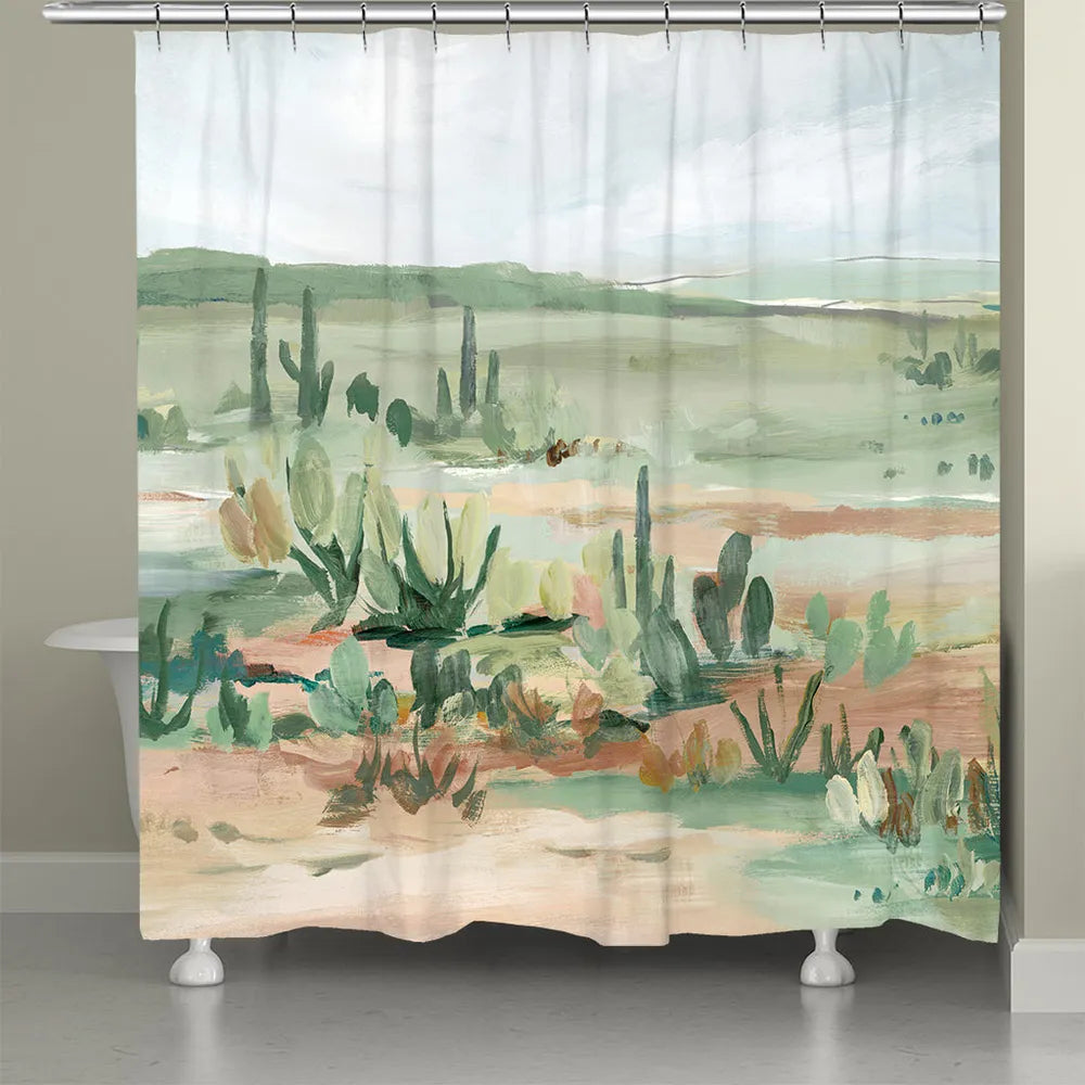 Cactus Skies Shower Curtain