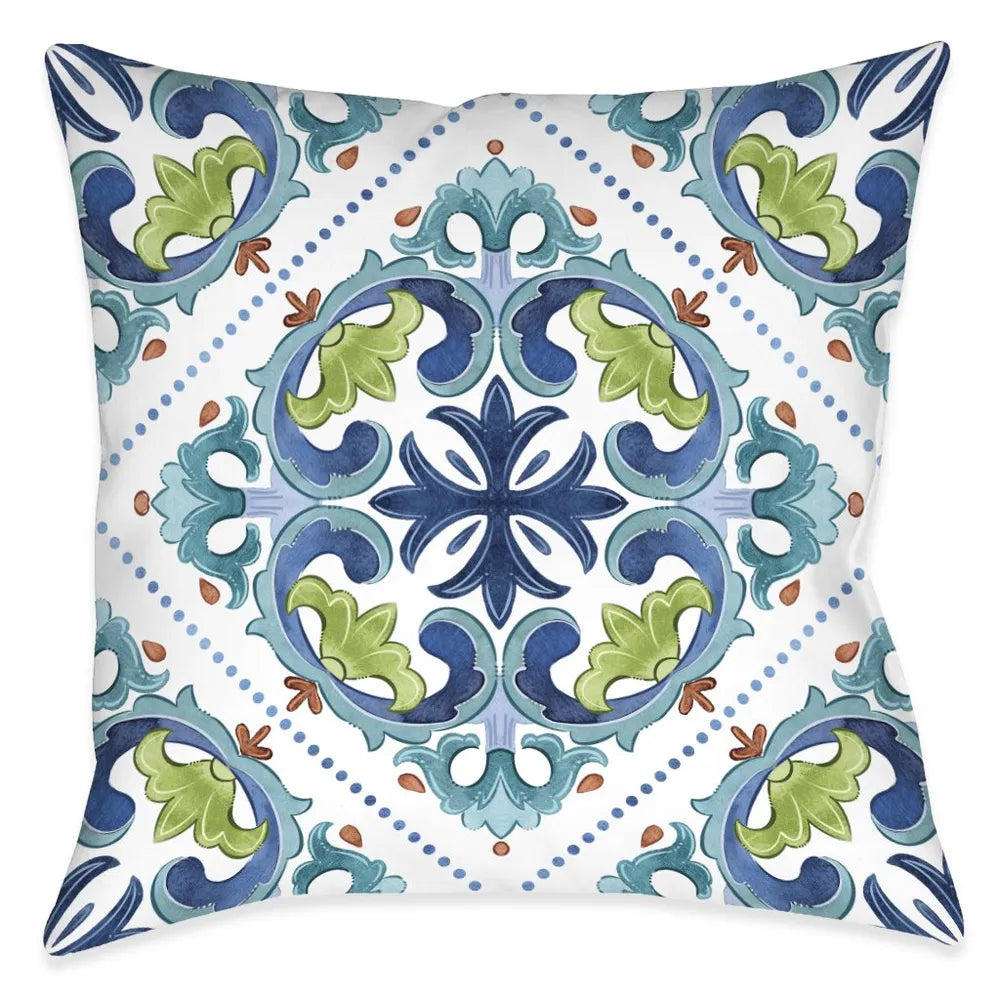 Callisto Tiles Natural Outdoor Decorative Pillow