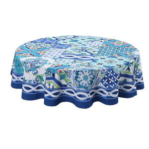 Callisto Tiles Round Tablecloth