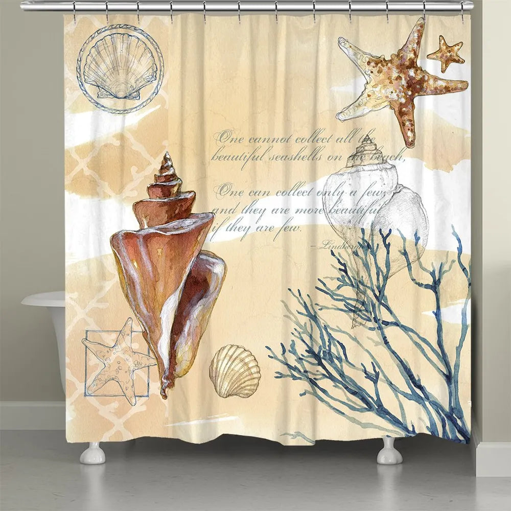 Captiva Coral Shower Curtain