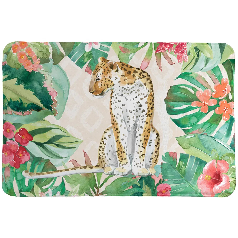 Cheetah in the Jungle Memory Foam Rug