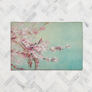 Cherry Blossoms Chenille Accent Rug